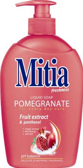 Mitia 500ml tek.mýdlo Pomegranate pumpa